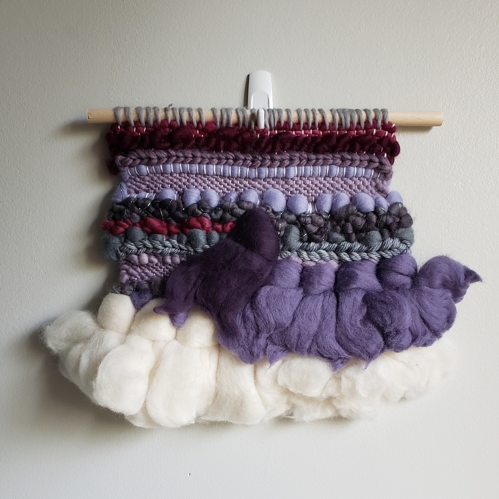 Small woven wall tapestry